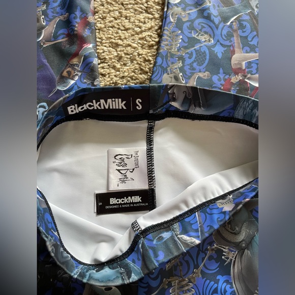 Blackmilk Corpse Bride The wedding of victor and Emily hwmf leggings small - Picture 4 of 4